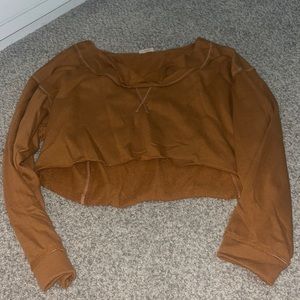 Free people cropped shirt